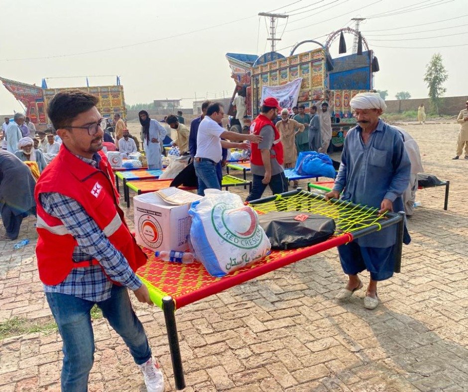Distribution of Relief Items