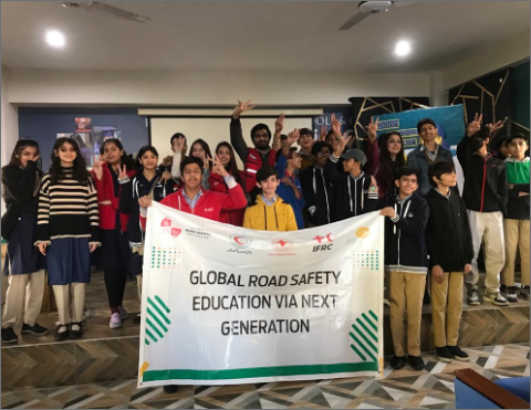 PRCS conducted Road Safety Education Session at Roots International School