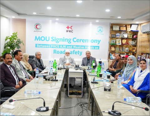 PRCS and Muslim Hands sign MOU for Road Safety