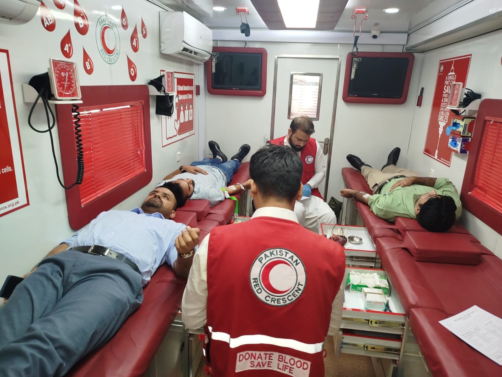 Blood Donation Camp at Saudi Pak Tower