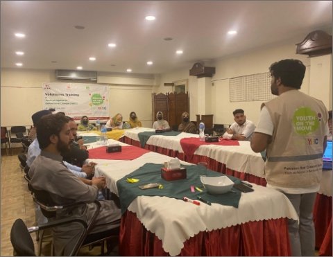 PRCS, IFRC & Italian Red Cross Train Youth Volunteers Merged areas