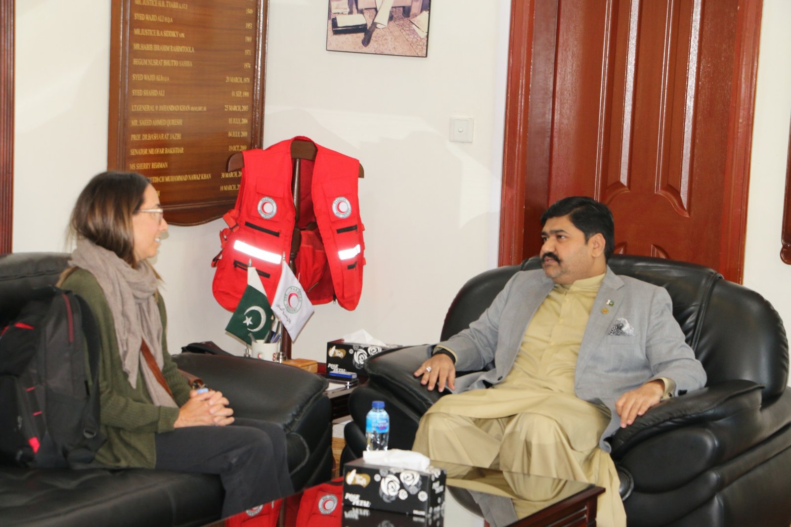 Addressing Migration Challenges PRCS Chairman Meets Australian Red Cross Protection Advisor