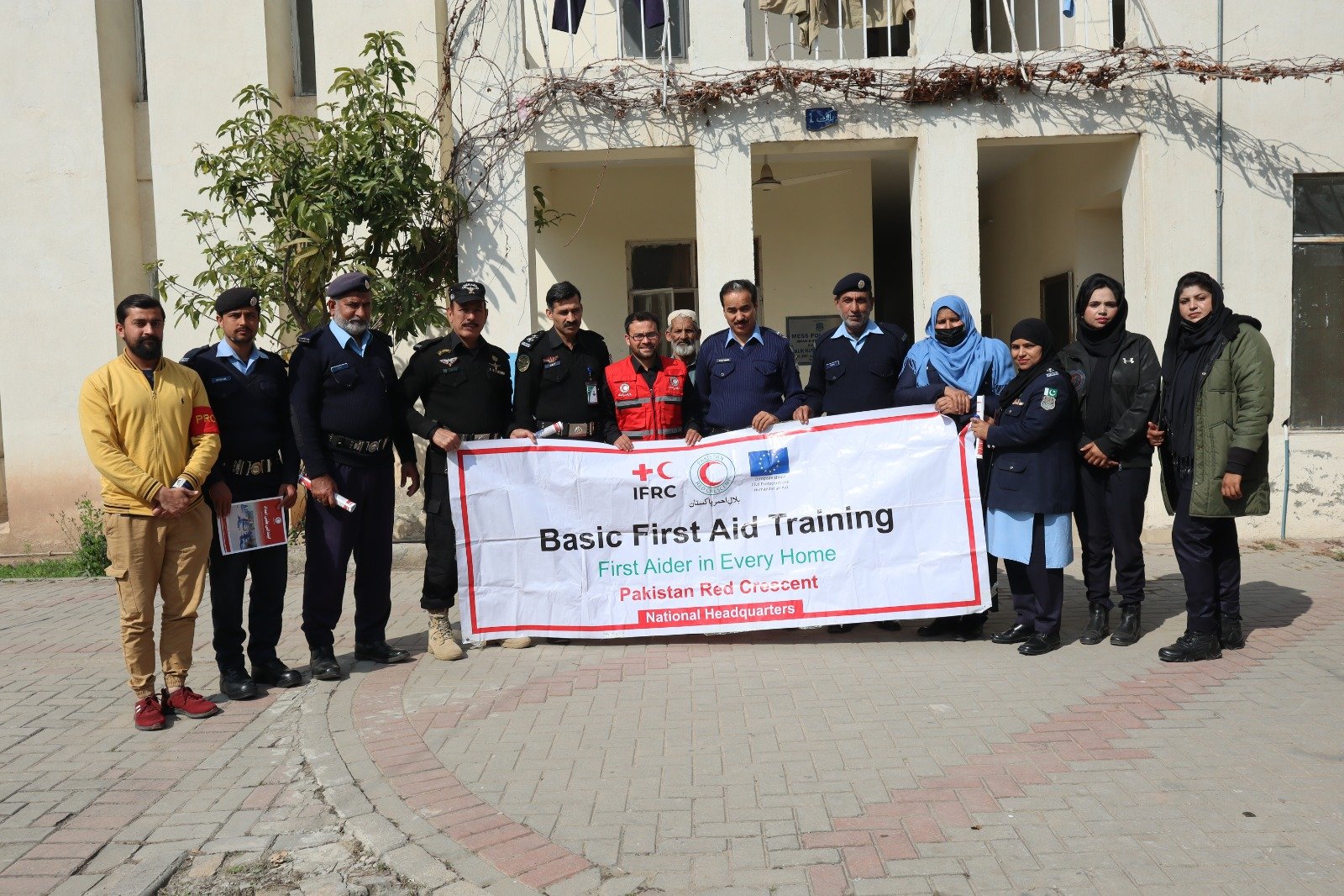 PRCS First-Aid Training Session with Islamabad Police & Rangers