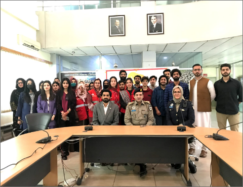 NHMP conducted Global Road Safety Training for Volunteers at PRCS NHQ